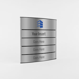 12 in. x 11 1/2 in. OFFICE DIRECTORY NAMEPLATE SIGN FRAME