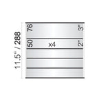 12 in. x 11 1/2 in. OFFICE DIRECTORY NAMEPLATE SIGN FRAME