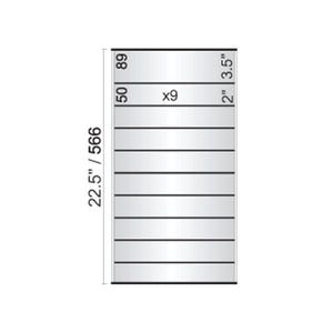 12 in. x 22 1/2 in. OFFICE DIRECTORY NAMEPLATE SIGN FRAME