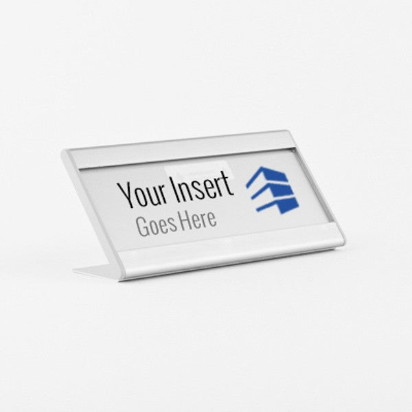 6 1/4 in. x 3 1/4 in. OFFICE DESK NAMEPLATE SIGN FRAME