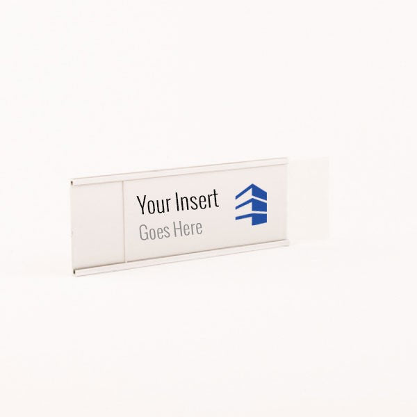 2 in. x 6 in. Changeable Office Door Sign Frame – Vista System