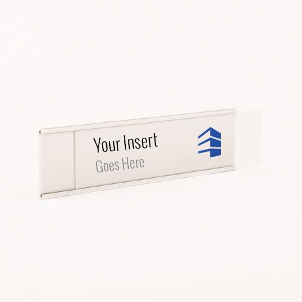 2 in x 8 in. Office Door Signs w/Acrylic Lens