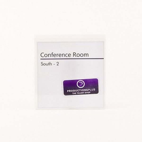 6 in. x 6 in. OFFICE CONFERENCE ROOM NAMEPLATE SIGN FRAME