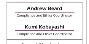 8 in. x 2 in. ACETATE PRINTED NAME INSERTS FOR OFFICE SIGNS