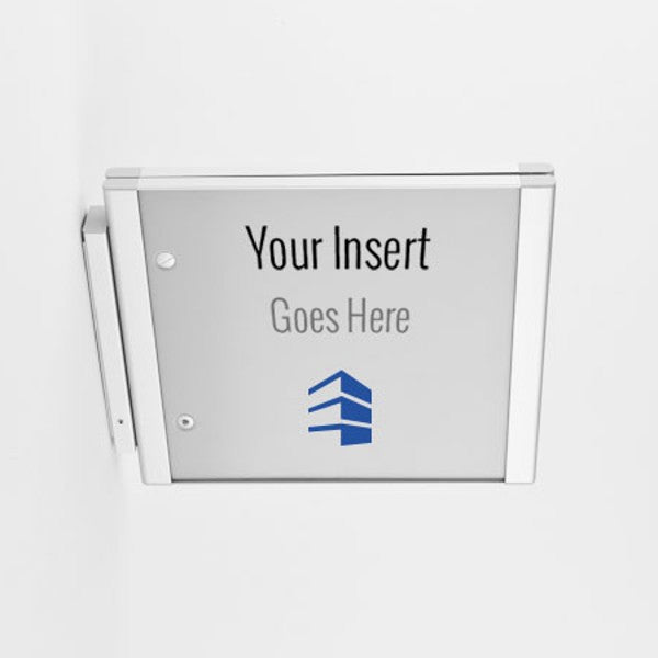 8 1/2 in. x 8 1/2 in. MAGNETIC OFFICE NAMEPLATE SIGN FRAME