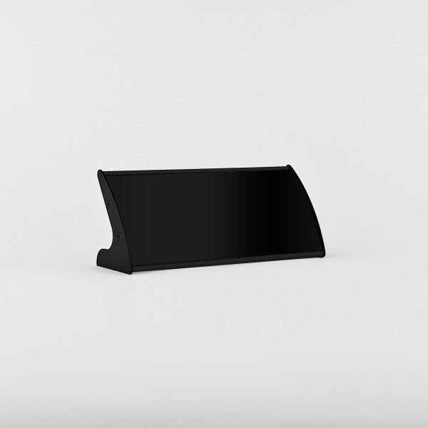 Vista curved desk nameplate frame