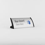 Aluminum changeable office desk name sign