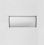 8 in x 4 in. OFFICE DOOR / WALL NAMEPLATE SIGN FRAME / V-CURVE