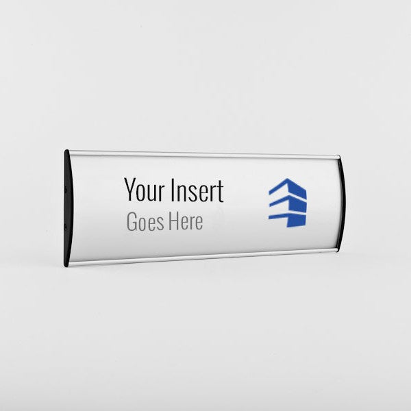 12 in. x 4 in. OFFICE DOOR / WALL NAMEPLATE SIGN FRAME
