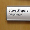 8 in. x 2 1/4 in. OFFICE DOOR / WALL NAMEPLATE SIGN FRAME