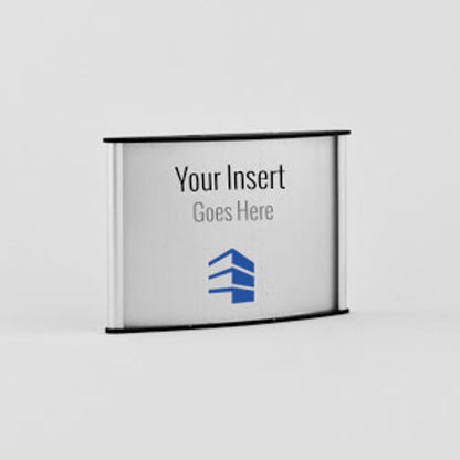 5 in. x 3 in. Compact Office Door Nameplate Frame for Small Spaces