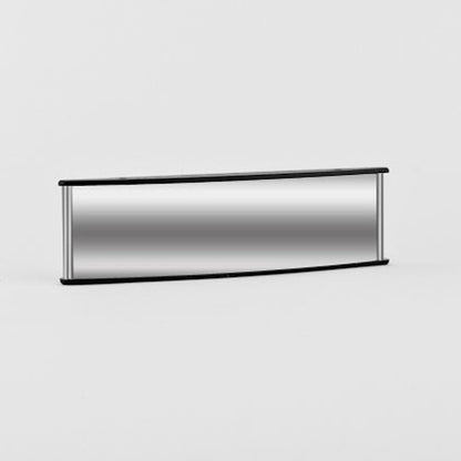 8 in. x 2 in. OFFICE DOOR / WALL NAMEPLATE SIGN FRAME / H-CURVE