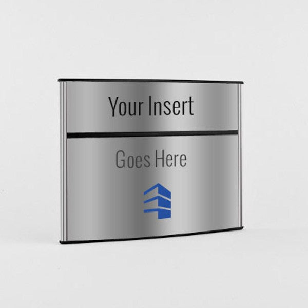 8 1/2 in. x 6 in. OFFICE DOOR / WALL NAMEPLATE SIGN FRAME