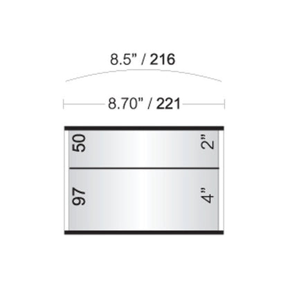 8 1/2 in. x 6 in. OFFICE DOOR / WALL NAMEPLATE SIGN FRAME