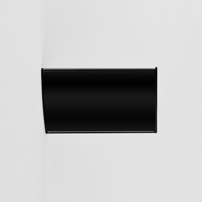 6 in. x 4 in. OFFICE DOOR / WALL NAMEPLATE SIGN FRAME / V-CURVE