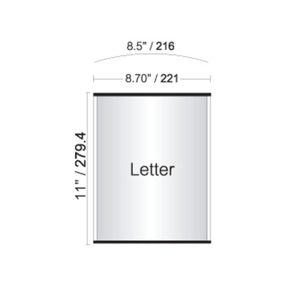 8 1/2 in. x 11 in. OFFICE DOOR / WALL NAMEPLATE SIGN FRAME