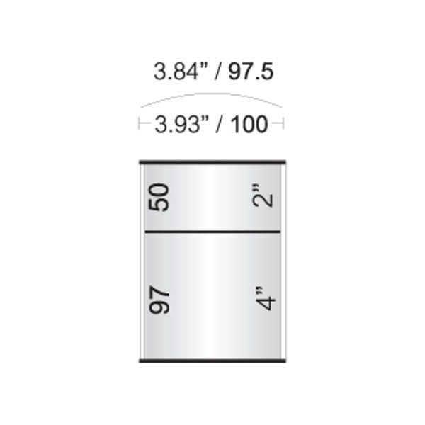 4 in. x 6 1/4 in. OFFICE DOOR / WALL NAMEPLATE SIGN FRAME + HEADER