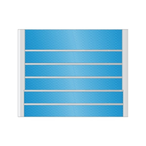 Flat-profile office directory frame 12.5 x 13.25 inches