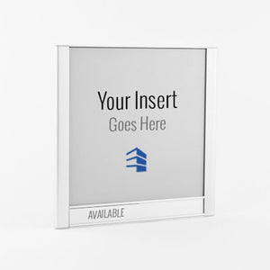 10 in. x 10 in. OFFICE DOOR / WALL NAMEPLATE SIGN FRAME